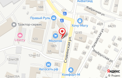Торговая компания Молоток на Славянской площади на карте