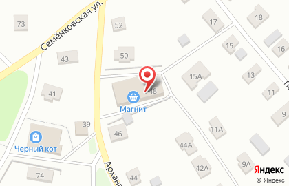 Супермаркет Дикси на Архангельской улице на карте