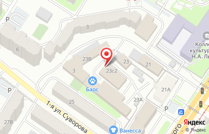 Компания Наносервис на проспекте Чайковского на карте