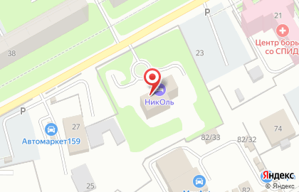 Отель Николь на улице Архитектора Свиязева на карте