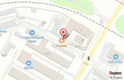 Кафе-столовая Халяль на улице Первопроходцев на карте