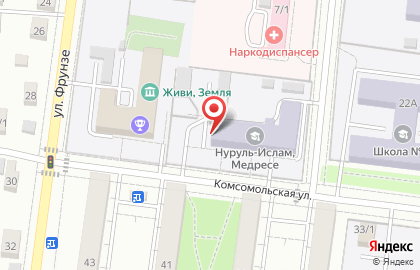 Ритуальная мусульманская служба на карте