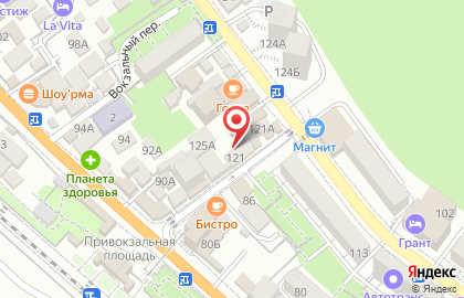 Магазин Сластена в Лазаревском районе на карте