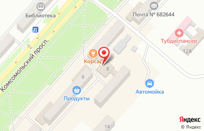 Оптово-розничный магазин Amba на Комсомольском проспекте в Амурске на карте