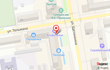 Суши-бар Асахи на улице Щетинкина на карте