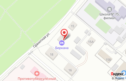 Гостиница Беркана на карте