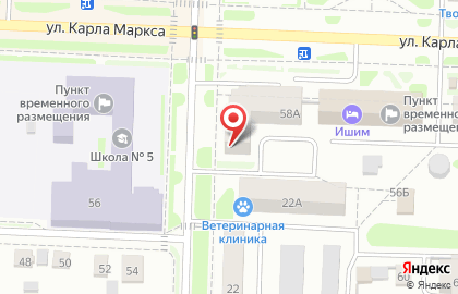 Магазин кондитерских изделий Карамелька на улице Карла Маркса на карте