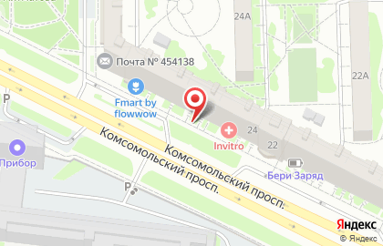 НЕБО - крематорий для животных на Комсомольском проспекте на карте