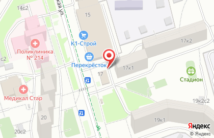 Магазин хлебобулочных изделий в Южном Орехово-Борисово на карте