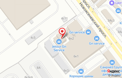Автосалон Hyundai GN Service в Ясенево на карте