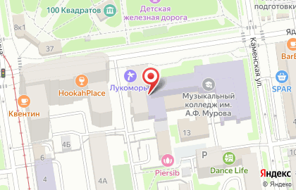 Лавка чая и кофе 100 граммъ на Ядринцевской улице на карте