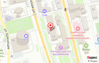 Камчатский краевой суд в Петропавловске-Камчатском на карте