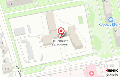 Тольяттинский пансионат для ветеранов труда (дом-интернат для престарелых и инвалидов) на карте