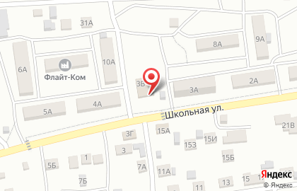 Илга на Школьной улице на карте