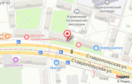 Банкомат НБ Траст на Ставропольской улице на карте