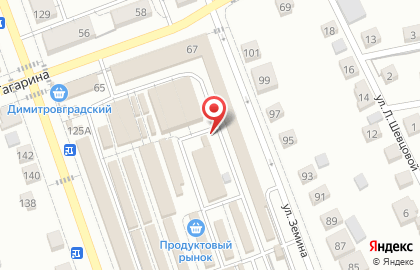 Магазин Юкка на улице Гагарина на карте