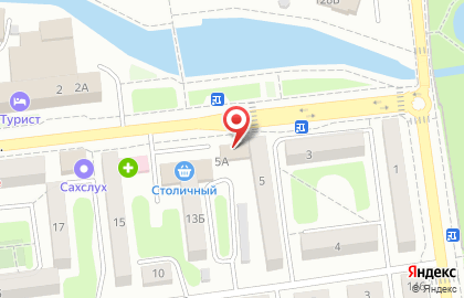 Парикмахерская Твой образ на Сахалинской улице на карте