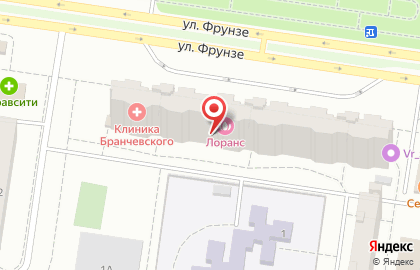 Русич на улице Фрунзе на карте