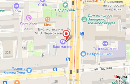 Магазин детской одежды и игрушек в Санкт-Петербурге на карте