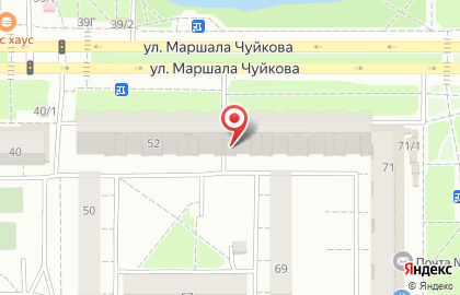 Йола маркет на улице Маршала Чуйкова на карте