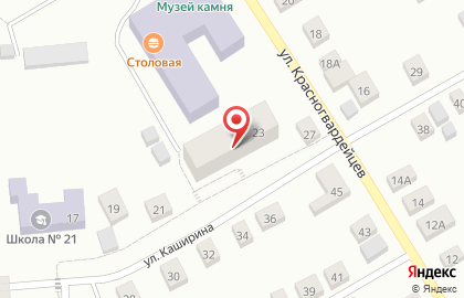 Участковый пункт полиции, опорный пункт на улице Каширина на карте