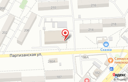Курьерская служба Абсолют экспресс на Партизанской улице на карте