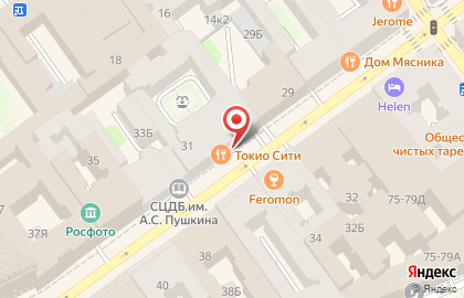 Городской ресторан Токио-city на Большой Морской улице, 31 на карте