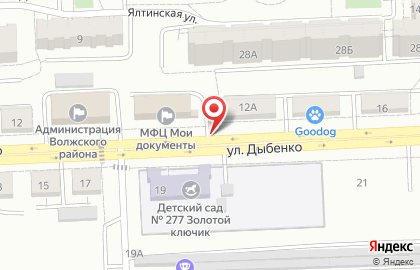 Розничная сеть Виктор в Октябрьском районе на карте