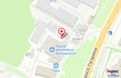 Торговая компания Дюйм на проспекте Гагарина на карте