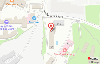 Санаторий "Центросоюз-Кисловодск" на карте
