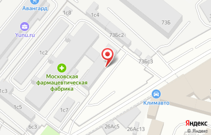 ЗАО Фармацевтическая Московская Фабрика на карте