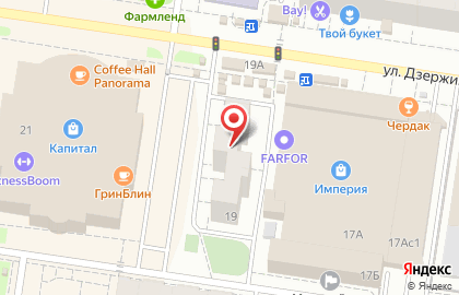 Служба заказа легкового транспорта Кружево в Автозаводском районе на карте