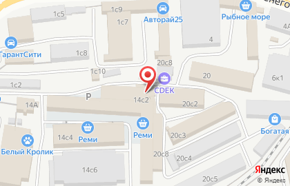 Торговая компания Белый Берег в Первореченском районе на карте