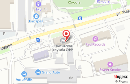 Банкомат АК БайкалБанк в Октябрьском районе на карте