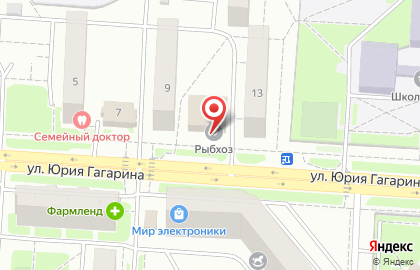 Служба доставки еды Farfor на улице Юрия Гагарина на карте