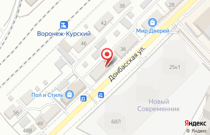 Салон мебели Юлис на Донбасской улице на карте