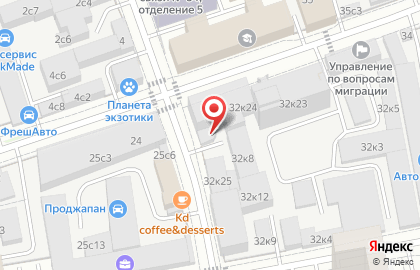 Анкорт на Кирпичной улице на карте