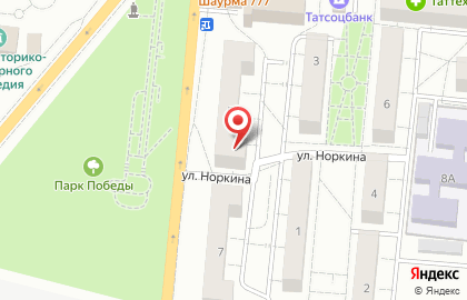 Профсоюз работников агропромышленного комплекса, г. Зеленодольск на карте