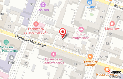Адвокатский кабинет Синельникова М.В. на карте