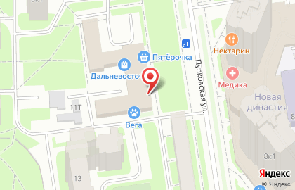 Автошкола Победа на Пулковской улице на карте