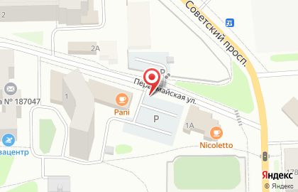 Автостоянка в Санкт-Петербурге на карте
