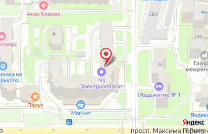 Магазин Сырная лавка ССЗ на проспекте Максима Горького на карте