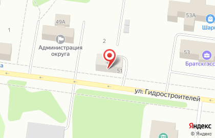 Служба курьерской доставки СберЛогистика на улице Гидростроителей на карте