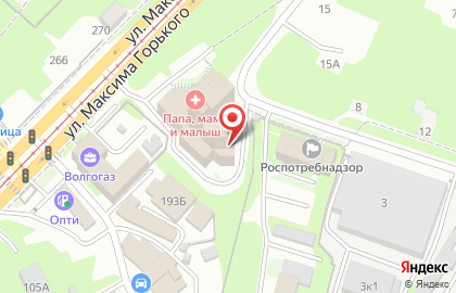 СтройПроектБани на улице Максима Горького на карте