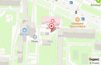 Киоск по ремонту обуви на улице Маршала Захарова на карте