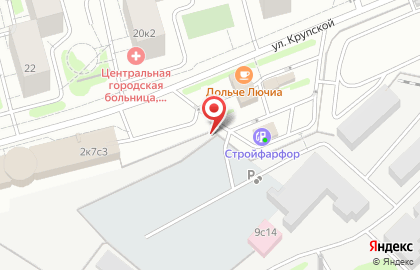 Автостоянка в Москве на карте