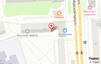 Салон дверей Авангард в Северодвинске на карте