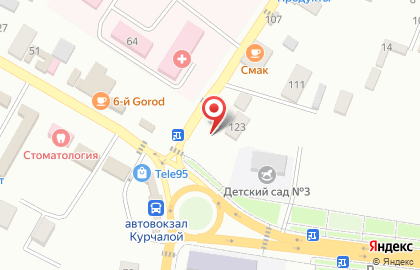 Автосервис Самара в Курчалом на карте