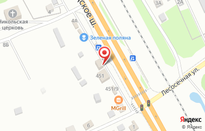 Зеленый рай в Советском районе на карте