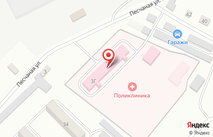 Поликлиника РЖД-Медицина на Песчаной улице на карте